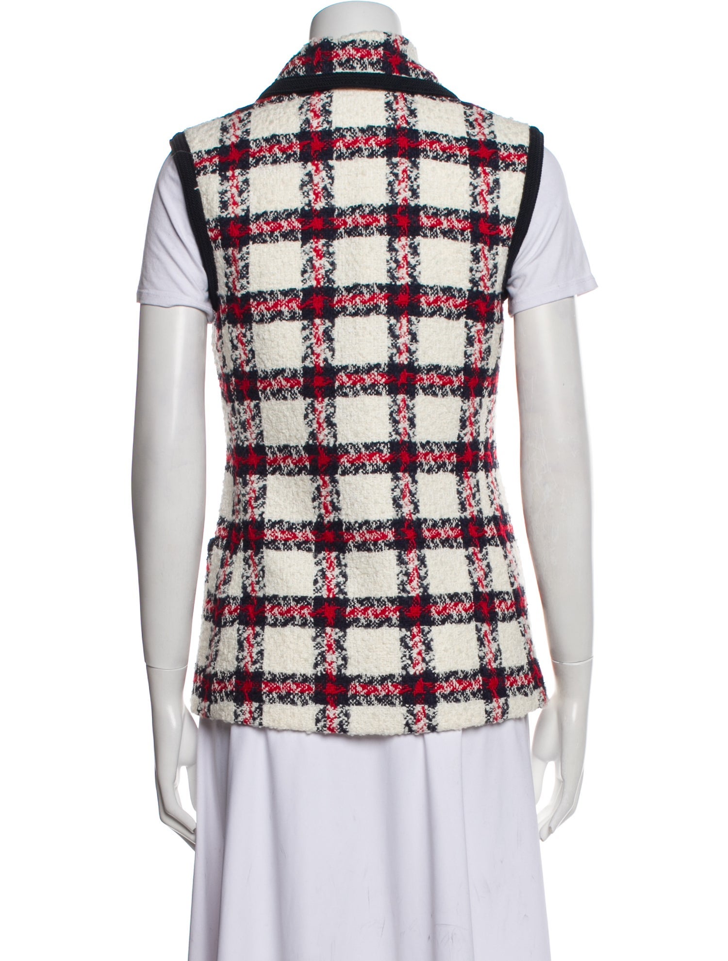 Gucci Plaid Print Vest